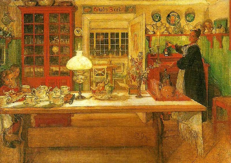 Carl Larsson till en liten vira Germany oil painting art